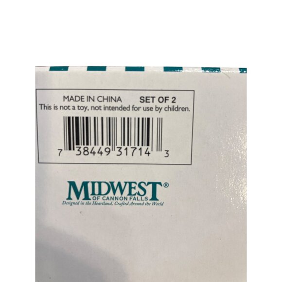 Midwest Cannon Falls Eddie Walker Christmas Santa Ornament 1999 2000 - Picture 3 of 12